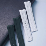 갤럭시 워치 울트라 8 7 6 클래식 실리콘 스트랩 밴드 시계 줄 20mm Omega Seamaster 300 FKM 고무 FDA 승인 플루오로엘라스토머 멀티 컬러... 