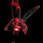 wri 불빛 정원 태양광 새 조명 3p 새 가든 인테리어 시들지 않는 꽃 : 우리WOORI2