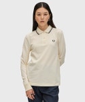 FRED PERRY 프레드페리 긴소매 폴로 셔츠 G3636 여성용 G3636 베이지 계열 기타 : 하코재팬