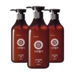 나무향기 향기 거품 헤어 향좋은 미용실 가족 프레쉬 모이스처 헤어 샴푸 500ml 3개 : 허니몰S