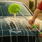 손세차에 좋은 밀대 극세사세차밀대 차량세차 청소 빗자루 청소포 : 카푸양정지점