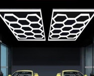 화살표 램프 세차장 정비소 작업장 옐로우 광택샵 살수차 12궁조명+스탠드+패턴 1.8x4.8 : 글리샵마켓