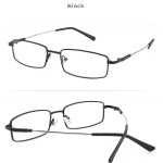 남자 일본 안경테 티타늄안경테 명품 수제  금속 합금 전체 프레임 사각형 비즈니스 : 굿애티튜드