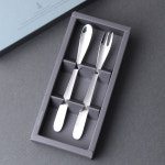 이니셜각인 엘린 실버 2P 티스푼포크 돌답례품 결혼답례품 : 인스푼