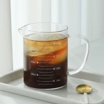 계량컵 350ml 급식 내열유리 제과 식당 : 유가반유