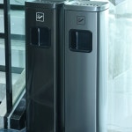 흡연실 재떨이 야외 쓰레기통 옥외흡연실 공공장소 꽁초 A. 모래색 스틸 쓰레기통 재떨이 : ssunoy