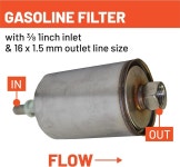 프램 연료필터 G7315 인라인 스테인리스 엔진성능향상 : 플러스구매대행