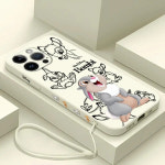 코끼리 덤보 티모시 아이폰 호환 16 15 13 12 미니 se 케이스 굿즈 밤비 사슴 전화 iPhone 11 Pro 14ProMax Plus XS Max XR SE 8 7 실... 