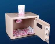 가정용 사무용품 돈통 투입식 소형 돼지 잠금 키 보관함 저금통 현금 : 몬스터클럽회사