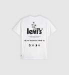 리바이스 릴렉스 핏 티셔츠 A20820338 Bi Poster White Body Jet Black Logo - White 36175720 : WISHANDPICK
