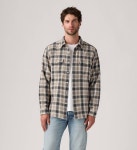 리바이스 잭슨 워커 오버셔츠 195730289 Calvin Plaid Oatmeal Flannel - Multi Colour 36175766 : WISHANDPICK