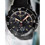 [Alpina] 알피나 AL-372LBBG4FBV6 남성용 시계 시스트롱 다이버 크로노그래프 44mm 30ATM : 리치오코리아