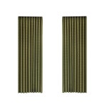 거실 다이닝 룸 셔닐 블랙 아웃 커튼 침실 프랑스 말차 녹색 태양 보호 홈 인테리어 1. Matcha color : 쇼핑나에게4호점