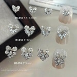 반짝이 네일 아트 라인 쌓인 크리스탈 쥬얼리 부품 손톱 장식 더미 1. H1852 : 블루14호점