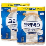 크리넥스 울트라클린 비데 3겹 화장지 , 30롤, : 천동도시시