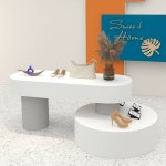 디스플레이 테이블 옷가게 탁자 A 라운드 전시장 촬영 : 서나종합상사