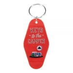 Keys to The Camper 캠퍼 키체인 - 트레일러용 레트로 RV 키 체인 여행 애호가를 위한 캠핑 액세서리 빈티지 모텔 스타일 레드 1개... 