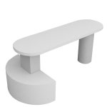 디스플레이 테이블 옷가게 탁자 A 라운드 전시장 촬영 : 서나종합상사