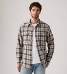 리바이스 잭슨 워커 오버셔츠 195730289 Calvin Plaid Oatmeal Flannel - Multi Colour 36175766 : WISHANDPICK