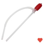 캠핑용품 덕신 손펌프 53cm 소빨강 석유 호스 기름 펌프 : 경구도매