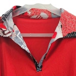 ITALY 긴팔 티 여 XXL J5446 : 스카이빈티지