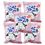 롯데 말랑카우 딸기 79g X 5개 : 젤리랜드