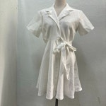 VINTAGE SALON KOREA 원피스 여 55 J5470 : 스카이빈티지