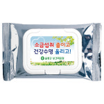 실버 캡형 30매 300개 휴대용 물티슈 판촉 홍보 전도용 : 에코닉