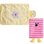 세븐펫 반려견 돗자리 산책 매트 파우치 핑크 옐로우 : 피프티파이브5