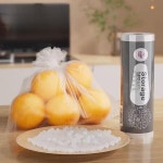 식품용 밀봉 롤 실리콘지퍼백 지퍼팩 비닐봉투 지퍼락 평구 소형 1롤 17x25cm 200개 1 : 코우지스토어