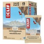 CLIF BAR - 화이트 초콜릿 마카다미아 너트 맛 - 유기농 귀리로 제작 - 단백질 9g - GMO 프리 - 식물 기반 - 에너지 바 - 68g(2.4온스) (15팩)... 
