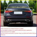 벤츠 C 클래스 W206 AMG 22-25 후면 탑 스포일러 외부 테일 트렁크 스티커 호환 : 해님STORE