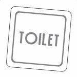 고급화장실표식 화장실 : 가사슈2
