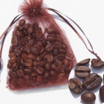 원두 5팩 커피콩 망사주머니세트 방향제용 : 온엔에스