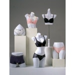 매력적인 속옷 진열 하체 마네킹 언더웨어 디스플레이 팬티 사선형하트형팬티모형화이트 : 크림쇼핑몰