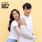 렛츠슬림 UV 99.9%완벽차단 / 냉감소재 스포츠 쿨토시 / 남자 여자 자외선차단 팔토시 : 렛츠슬림