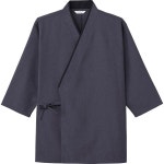 일본 직배송 알베 G9107 진베이 칼라리스 다용도 배색 슬릿 SS - 3L 스타일리쉬 5가지 색상 정전 방지 정육점 식당 메밀집 유니폼 이벤트... 