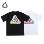 문어 오징어 돌 고래 상어 해양 동물 커플 반팔 러닝복 티셔츠 반티 굿즈 PALACE 유럽과 미국의 트렌디 삼각형 프린트 남성 및 여성 캐주얼 순면... 