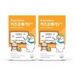 메온셀 어썸 키즈 오메가3 plus 플러스 1680mg x 30젤리 2박스 : 파이브챌린지