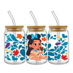 동물 다꾸 노트북 캐리어 카드 스티커 굿즈 공주 위니 Cruella 16OZ UV DTF 컵 랩 전송 Libbey Can Bottle Washae DIY Cu : 나리타고릴라상회