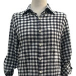 블라우스 여 66 J5533 : 스카이빈티지