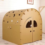 골판지 집 아지트 색칠가능 만들기 페이퍼하우스 A타입 A. 대형 더블 도어 : 라운드shop