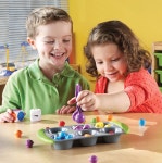 색깔 인지 머핀 매칭 게임 유아 수학교구 어린이집 교구 유아교구 모양분류 : 다판닷