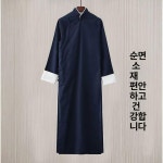 전통 남성 치파오 공연복 코스튬 남자 중국옷 코스프레 A. 연그레이 신장 100cm 7.5-10.0kg : 하커