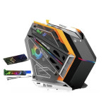 컴퓨터 케이스 커스텀 본체 pc rgb 정사각 큐빅 섀시 케이스쿨러 튜닝 수냉식 냉각팬 : 라라커넥트