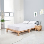 가구산책 참죽 무헤드 침대 SS H3799 SS침대 원목침대 원목가구 무헤드침대 침대프레임 : 머니3레드