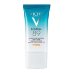 Vichy Minéral 89, 72시간 보습 부스트 및 UV 플루이드(SPF 50+ 함유), 자외선 차단 히알루론산 크림(비타민 B3 스쿠알렌 집중적인 수분... 