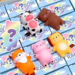 조선문방구 랜덤 말랑 애니멀 캐릭터 미니 인형 뽑기 : 일정문구