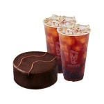 [바로콘] 메가MGC커피 몽쉘케이크 + ICE 아메리카노 2잔 기프티콘 : 바로콘