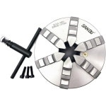 선반 척 160mm 6 턱 자가 중심 K13-160 수동 금속 : goldenchoi68